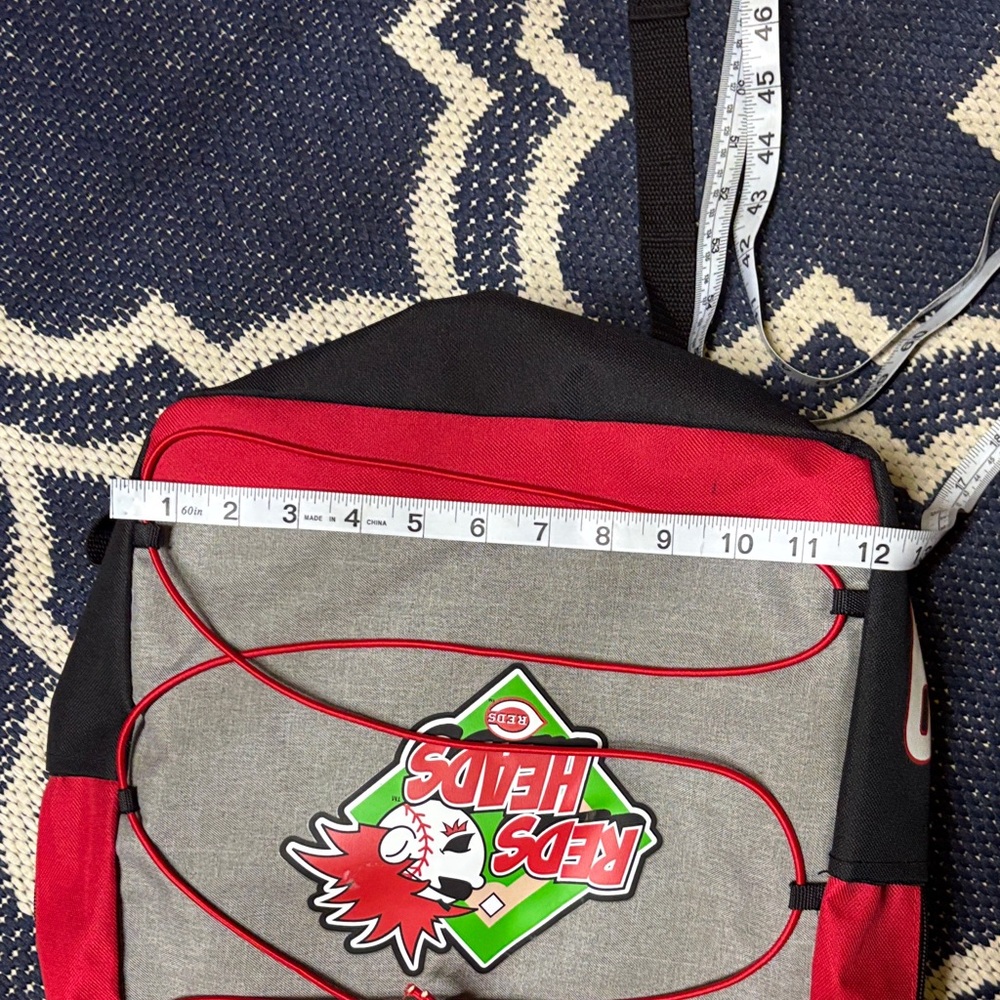 Cincinnati Reds - Red and Gray Backpack - Picture 8 of 11